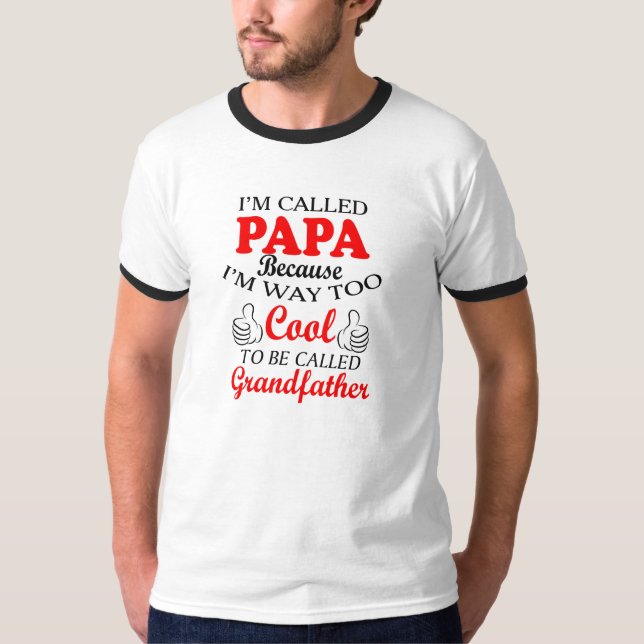 Camiseta Me llaman Papa Shirt (Anverso)