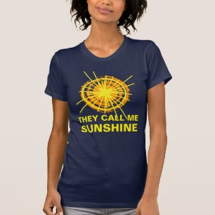 Camiseta Me llaman personalizable divertido Sunshine