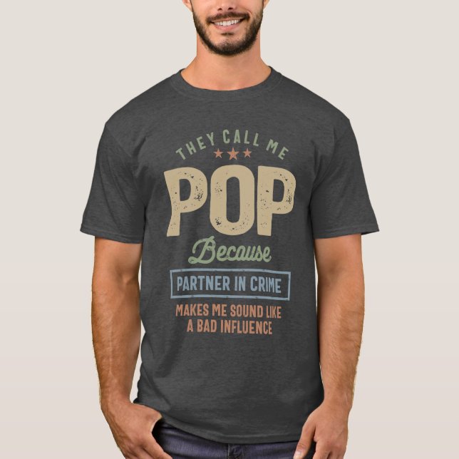 Camiseta Me Llaman Pop | Día del padre (Anverso)