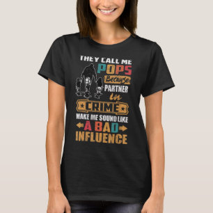 Camiseta Me Llaman Pozos Sonan Como Mala Influencia