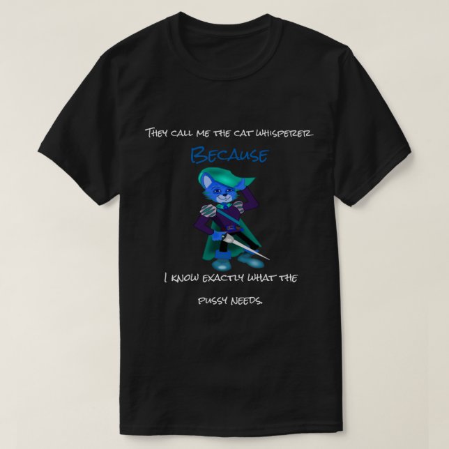 Camiseta Me llaman susurrador de gatos. DBct (Diseño del anverso)