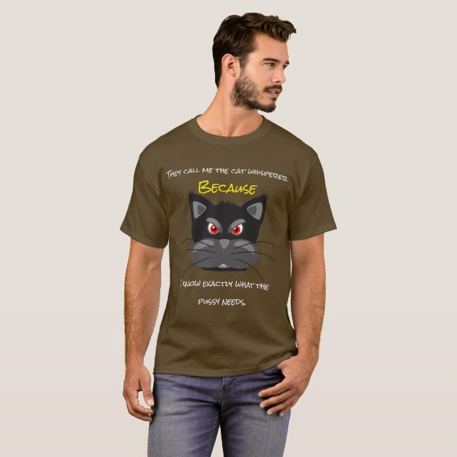 Camiseta Me llaman susurrador del gato (Anverso completo)