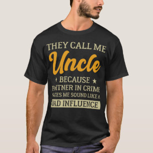 Camiseta Me llaman tío del Día del Padre Funny