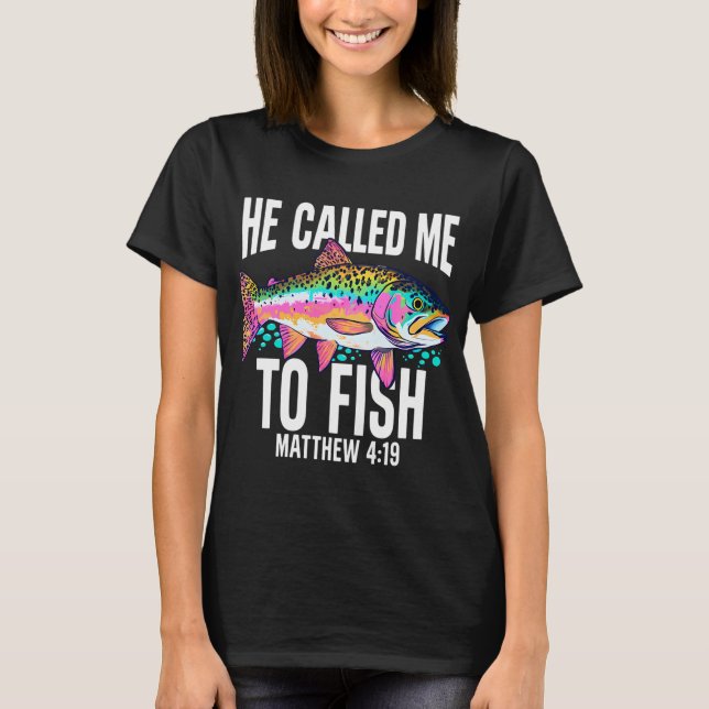 Camiseta Me Llamó a Pescar (Anverso)