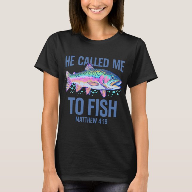 Camiseta Me Llamó a Pescar (Anverso)