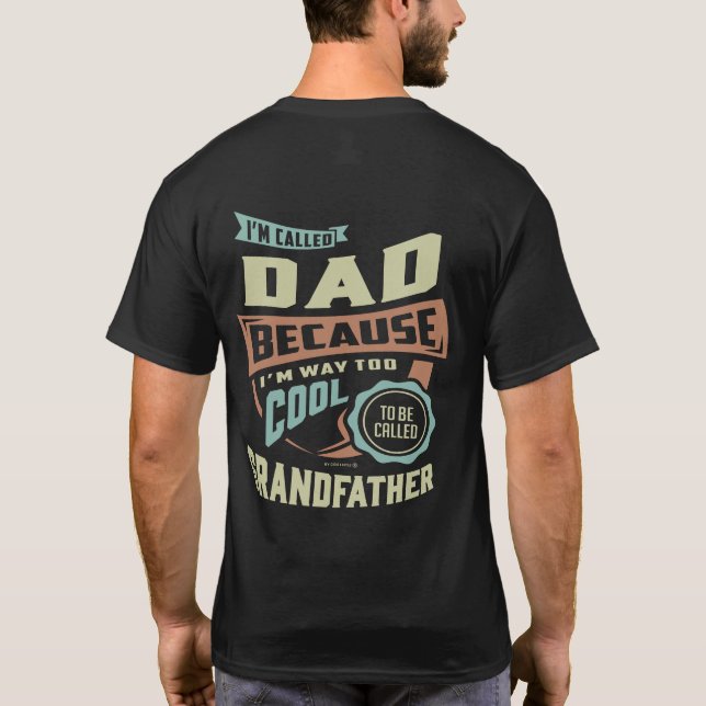 Camiseta Me llamo papá (Reverso)