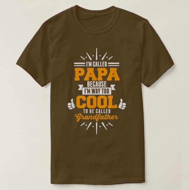 Camiseta Me llamo PAPA, estoy camino a Guay para llamarme G (Diseño del anverso)