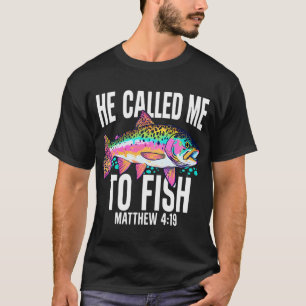 Camiseta Me Llamó Para Pescar