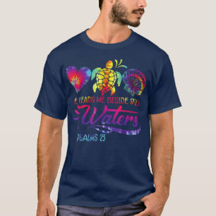 Camiseta Me Lleva A Un Lado De Las Aguas Todavía, Salmo De
