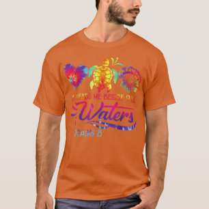 Camiseta Me Lleva A Un Lado De Las Aguas Todavía, Salmo De