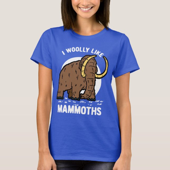 Camiseta Me Lloran Los Mamut Animal Prehistórico (Anverso)