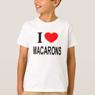 Camiseta Me ❤️ MACARONS Amo MACARONS Me encantan MACARONS