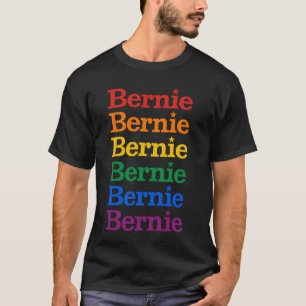 Camiseta Me mantengo con Bernie Sanders - LGBT por Bernie S