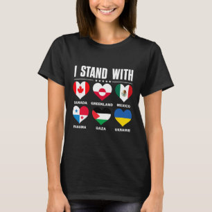 Camiseta Me mantengo con Canadá Groenlandia México Panamá G