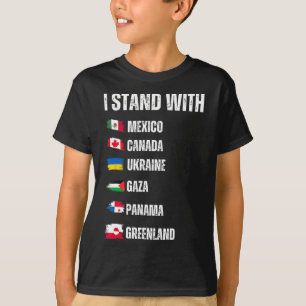 Camiseta Me mantengo con Canadá Groenlandia México Panamá G