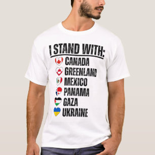 Camiseta Me mantengo con Canadá Groenlandia México Panamá G