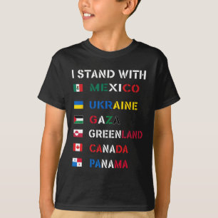 Camiseta Me mantengo con Canadá Groenlandia México Panamá G