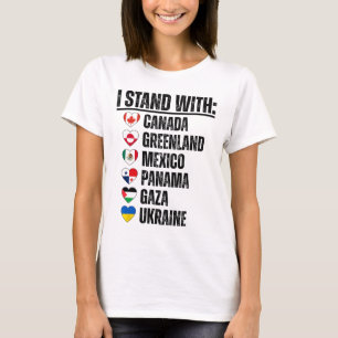 Camiseta Me mantengo con Canadá Groenlandia México Panamá G