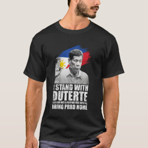 Camiseta Me mantengo con Duterte No soy filipino por nada