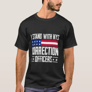 Camiseta Me mantengo con los oficiales de corrección de NYS