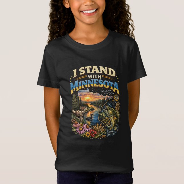 Camiseta Me mantengo con Minnesota (Anverso)
