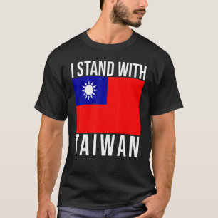 Camiseta Me mantengo con Taiwán Libre Taiwán Bandera taiwan