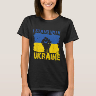 Camiseta Me mantengo con Ucrania - Apoyo a Ucrania Bandera