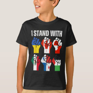 Camiseta Me mantengo con Ucrania Canadá Groenlandia México 