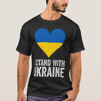 Camiseta Me mantengo con Ucrania Detengan a Putin Detengan