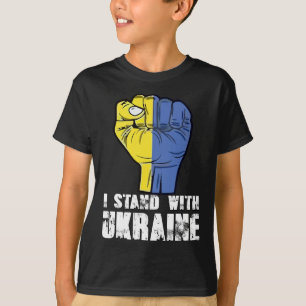 Camiseta Me mantengo con Ucrania Orgullo ucraniano 4