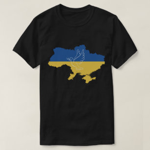 Camiseta Me mantengo con Ucrania Paloma Paz Mujeres Pro-Ucr