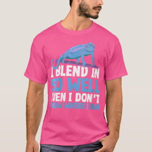 Camiseta Me Mezclo Tanto Que Incluso No Sé Dónde Estoy Cha