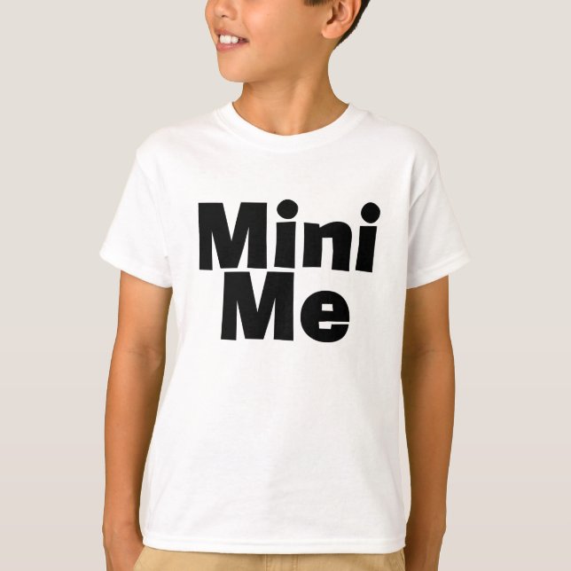 Camiseta Me/Mini yo padre a juego/madre/hija del hijo (Anverso)