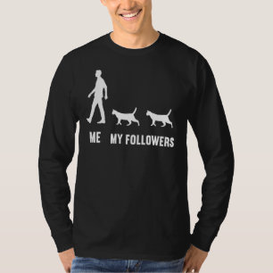 Camiseta Me mis seguidores gatos gatos gatos gatitos 1