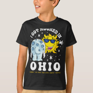Camiseta Me Mooné En El Eclipse Solar Total De Ohio 2024