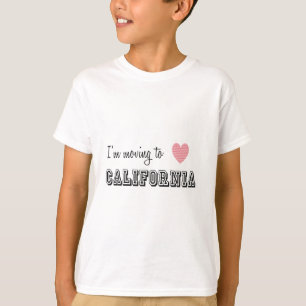 Camiseta Me mudo a California