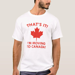 Camiseta Me mudo a Canadá
