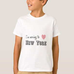 Camiseta Me mudo a Nueva York