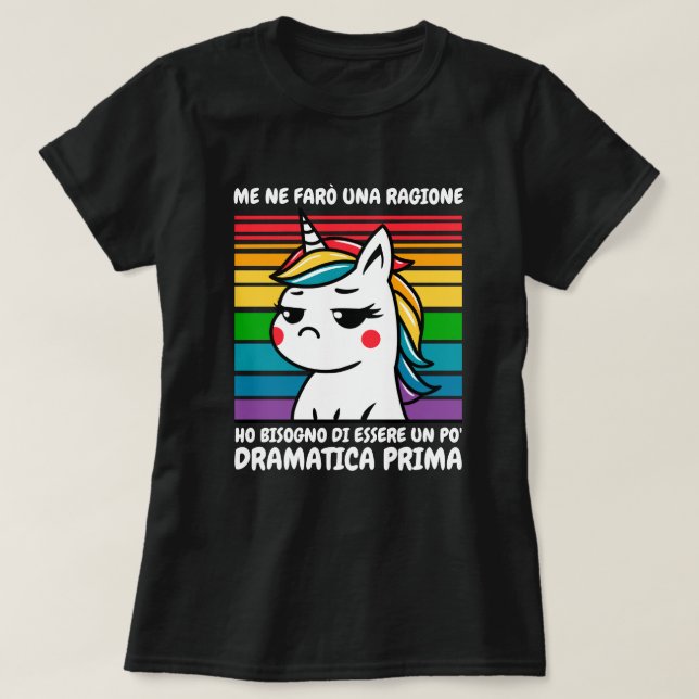 Camiseta Me ne farò una ragione T-shirt (Diseño del anverso)