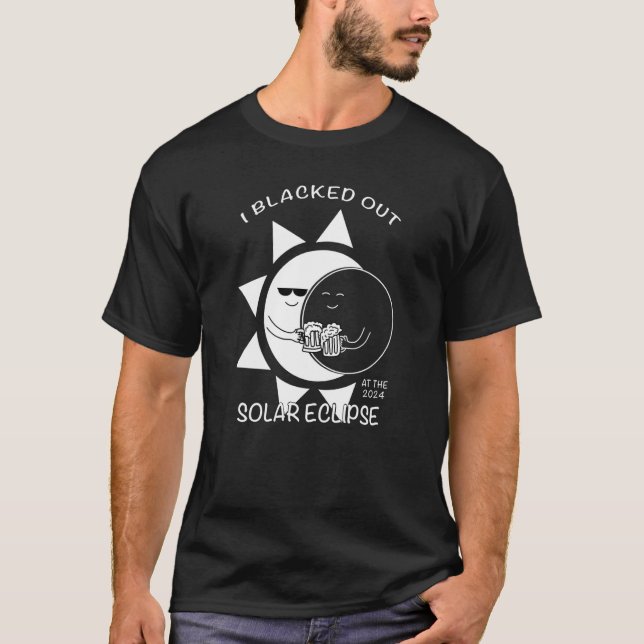 Camiseta Me Negué En El Eclipse Solar De 2024 (Anverso)