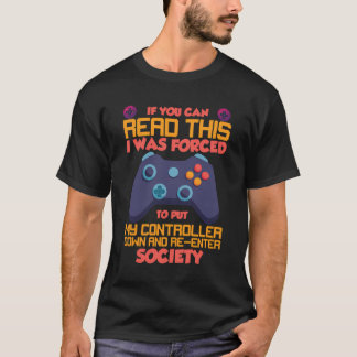 Camiseta Me Obligaron A Poner A Mi Controlador En El Juego