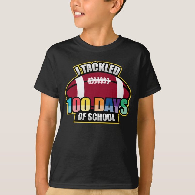 Camiseta Me Ocupé De 100 Días De Escuela (Anverso)
