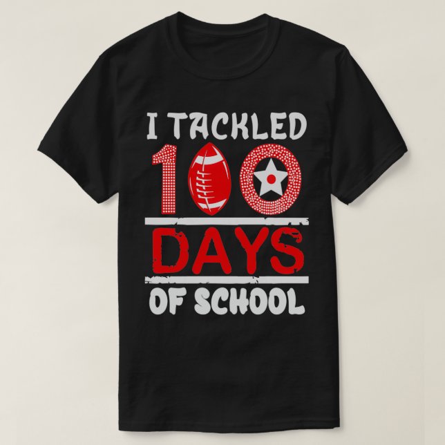 Camiseta Me Ocupé De 100 Días De Escuela 12 (Diseño del anverso)