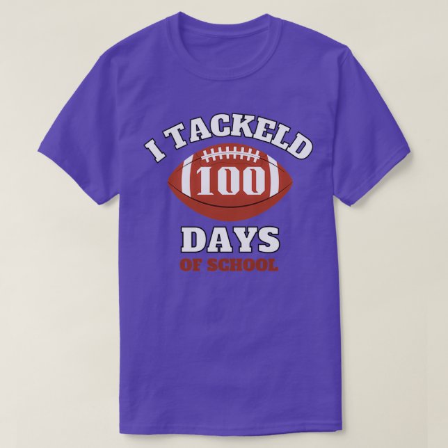 Camiseta Me Ocupé De 100 Días De Escuela 13 (Diseño del anverso)