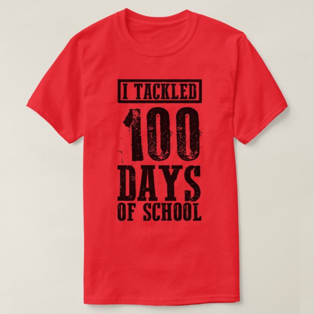Camiseta Me Ocupé De 100 Días De Escuela 15 (Diseño del anverso)