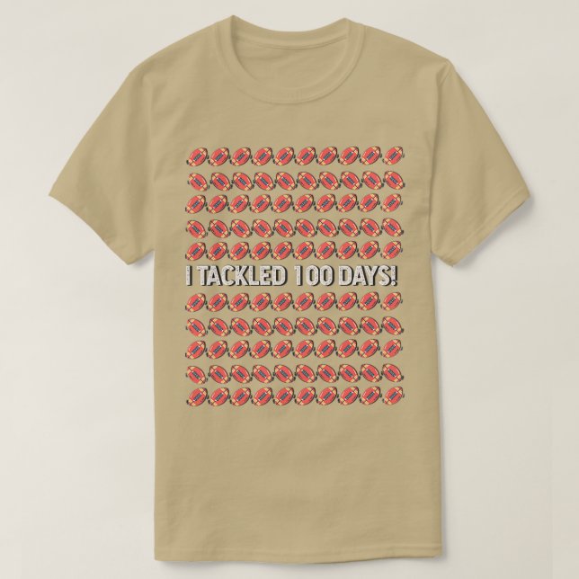 Camiseta Me Ocupé De 100 Días De Escuela 2 (Diseño del anverso)