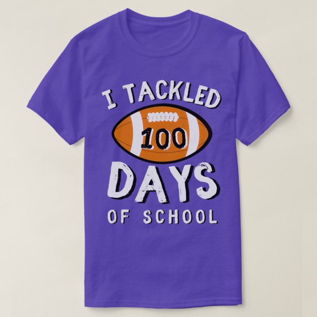 Camiseta Me Ocupé De 100 Días De Escuela 4 (Diseño del anverso)