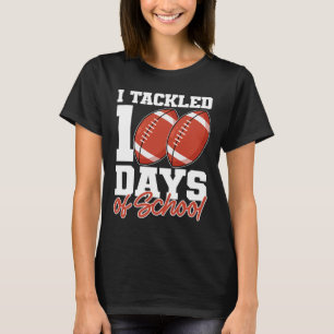 Camiseta Me Ocupé De 100 Días De Fútbol Escolar El 100 Día