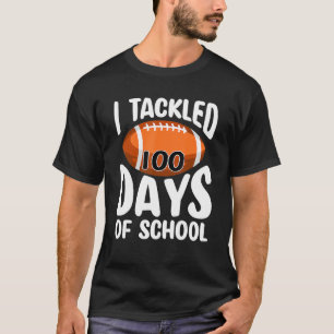 Camiseta Me Ocupé De 100 Días De Fútbol Escolar En El 100 D