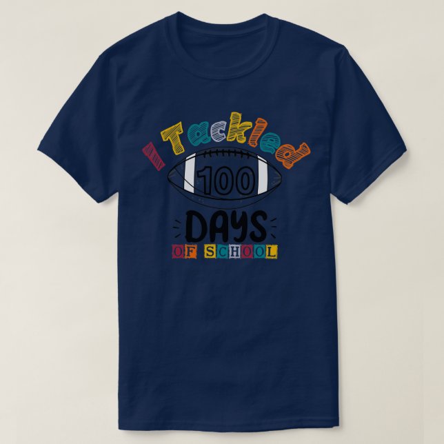 Camiseta Me ocupé de los 100 días de clases 6 (Diseño del anverso)